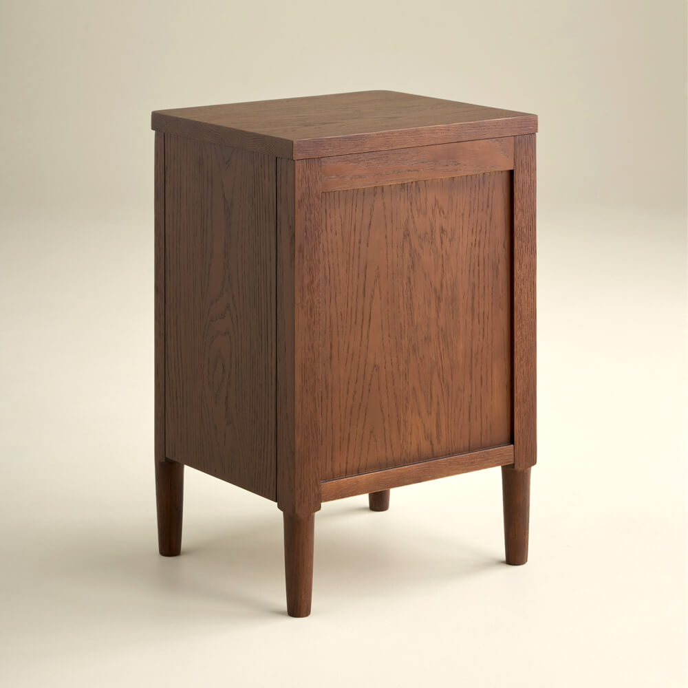 Adina 2 Drawer Bedside, Walnut